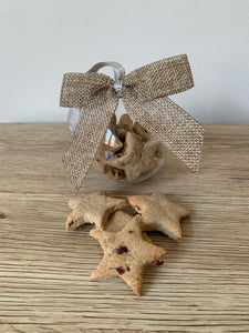 Cranberry Stars Christmas Bauble